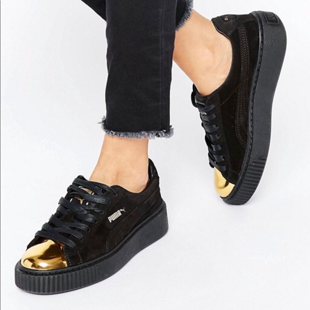 PUMA suede platform sneakers!!!💛